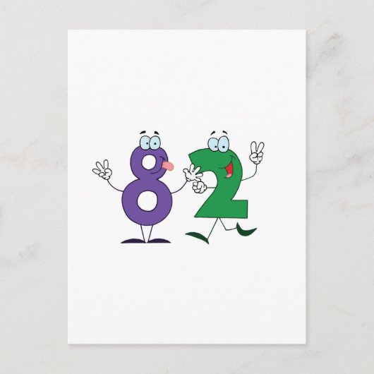 Glückszahl 82 postkarte (Vorderseite)