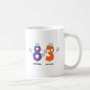 Glückszahl 83 kaffeetasse