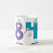 Glückszahl 84 kaffeetasse (Mittel)
