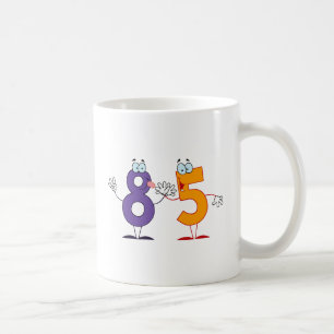 Glückszahl 85 kaffeetasse