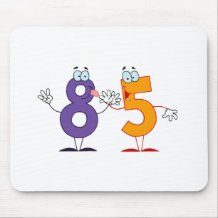 Glückszahl 85 mousepad