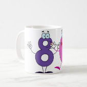 Glückszahl 86 kaffeetasse (Vorderseite Links)