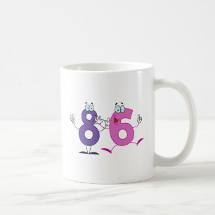 Glückszahl 86 kaffeetasse
