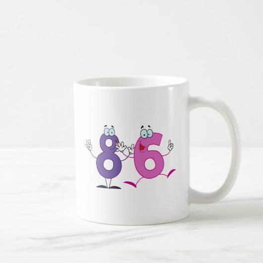 Glückszahl 86 kaffeetasse (Rechts)