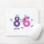 Glückszahl 86 mousepad (Mit Mouse)
