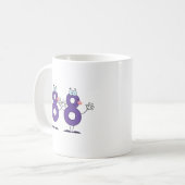 Glückszahl 88 kaffeetasse (Vorderseite Links)