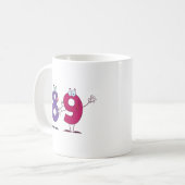 Glückszahl 89 kaffeetasse (Vorderseite Links)