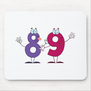 Glückszahl 89 mousepad