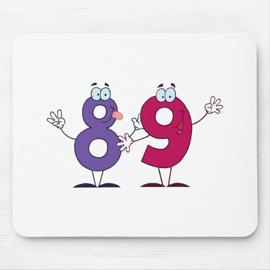 Glückszahl 89 mousepad (Vorne)