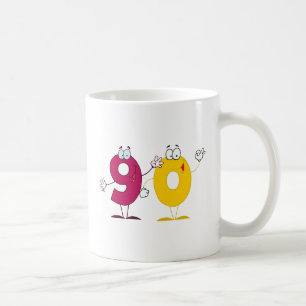 Glückszahl 90 kaffeetasse