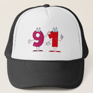 Glückszahl 91 truckerkappe