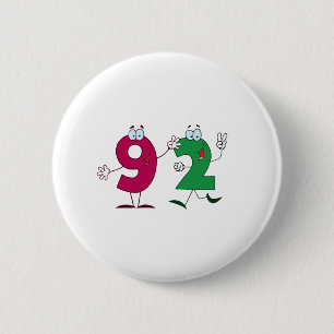Glückszahl 92 button
