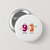 Glückszahl 93 button (Vorne & Hinten)