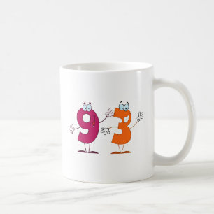 Glückszahl 93 kaffeetasse