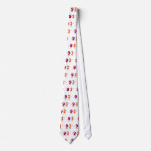 Glückszahl 93 krawatte