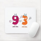 Glückszahl 93 mousepad (Mit Mouse)