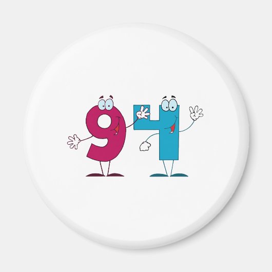 Glückszahl 94 magnet (Vorne)