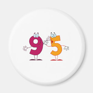 Glückszahl 95 magnet