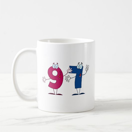 Glückszahl 97 kaffeetasse (Links)