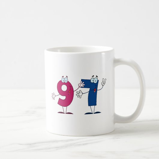 Glückszahl 97 kaffeetasse (Rechts)