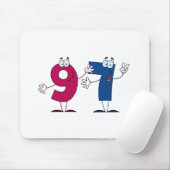 Glückszahl 97 mousepad (Mit Mouse)