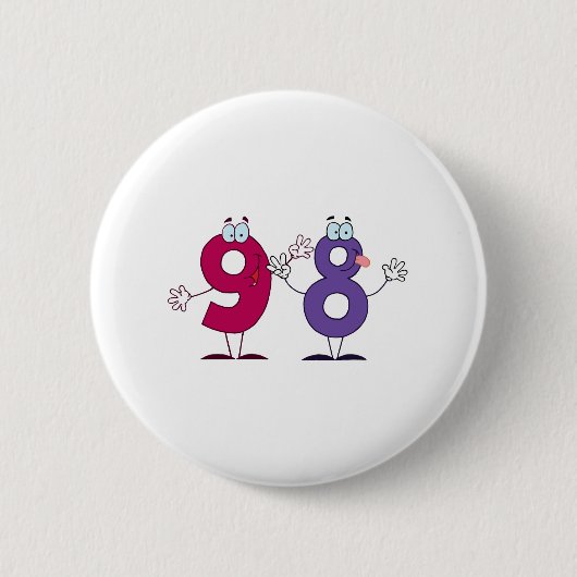Glückszahl 98 button (Vorderseite)