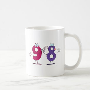 Glückszahl 98 kaffeetasse
