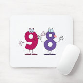 Glückszahl 98 mousepad (Mit Mouse)