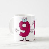 Glückszahl 99 kaffeetasse (Vorderseite Links)