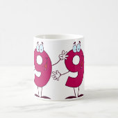 Glückszahl 99 kaffeetasse (Mittel)