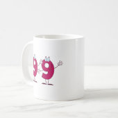 Glückszahl 99 kaffeetasse (Vorderseite Links)