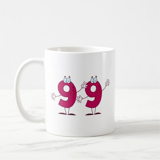 Glückszahl 99 kaffeetasse (Links)