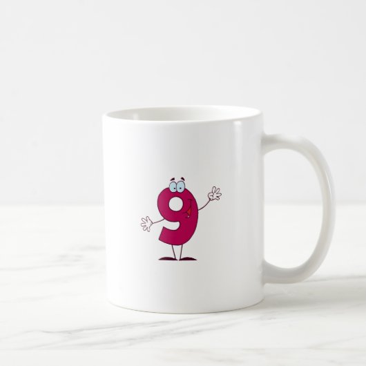 Glückszahl 9 kaffeetasse (Rechts)