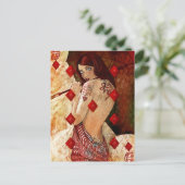 Glückszahl 9 postkarte (Stehend Vorderseite)