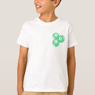 Glückszahl 9 Türkise Bälle T-Shirt