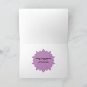 Glückszahl Bingo Geburtstagkarte Karte (Innenseite)