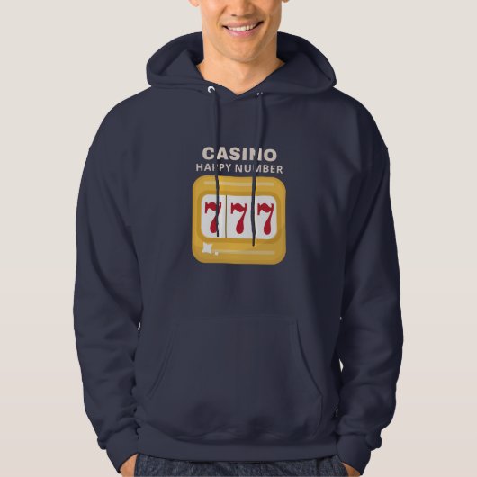 Glückszahl Hoodie (Vorderseite)
