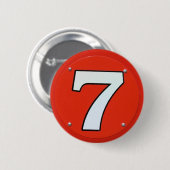 Glückszahl sieben button (Vorne & Hinten)