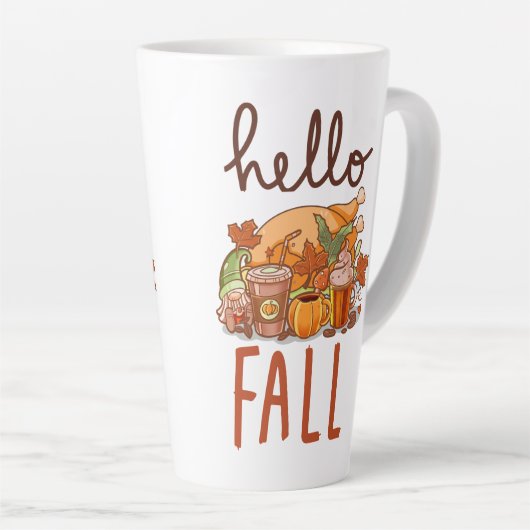 glückvoller Herbst Milchtasse (Rechte Ecke)