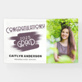 Glückwunsch 2025 Grad Foto Party Banner (Horizontal)