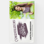 Glückwunsch 2025 Grad Foto Party Banner (Vertikal)