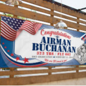 Glückwunsch 323 Mustang Air Force Abschluss Banner