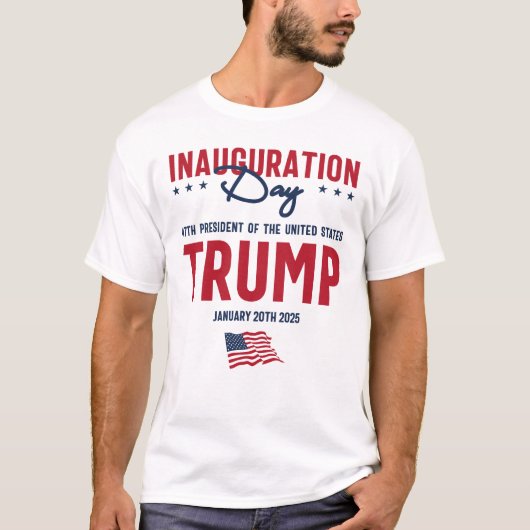 Glückwunsch 47. Präsident Trump T-Shirt (Vorderseite)