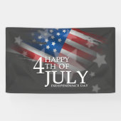 Glückwunsch 4. Juli American Patriotic Banner (Horizontal)