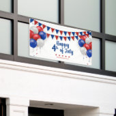 Glückwunsch 4. Juli American Patriotic Banner (Äußeres Gebäude)