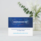 Glückwunsch 4. Juli Amerikanischer Unabhängigkeits Postkarte (Stehend Vorderseite)