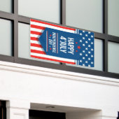 Glückwunsch 4. Juli Banner (Äußeres Gebäude)