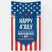 Glückwunsch 4. Juli Banner (Vertikal)