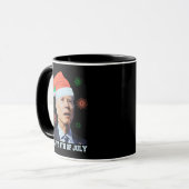 Glückwunsch 4. Juli Biden Weihnachtsfeier Weihnach Tasse (Vorderseite Links)
