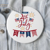 Glückwunsch 4. Juli Button (Beispiel)